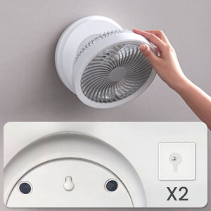 Rechargeable 3-in-1 Clip Fan | Handheld, Desktop & Wall Mounted Portable Fan with 3 Speed Modes