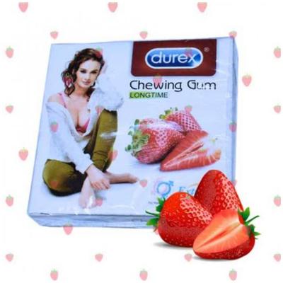 Buy Original Durex Chewing Gum Long Time For Male & Female, Mint & Strawberry Flavor | 8 Pcs