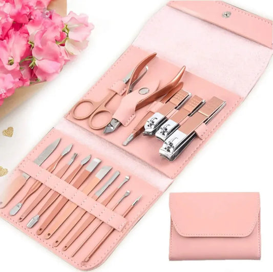 16 in 1 Nail kit Manicure Cutters Nail Clipper Set