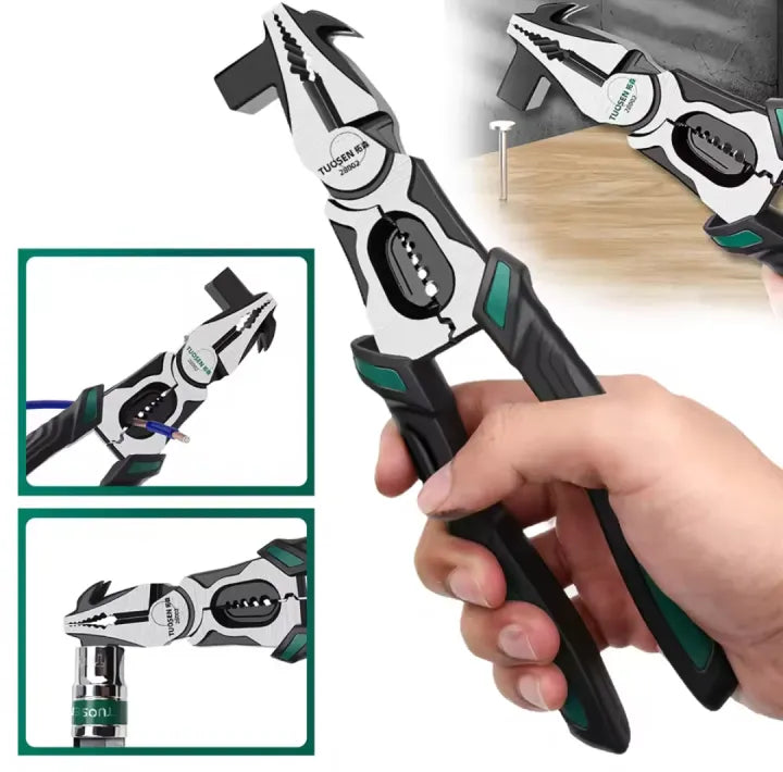 Heavy Duty Multi-Function Combination Pliers Remover with Hammer