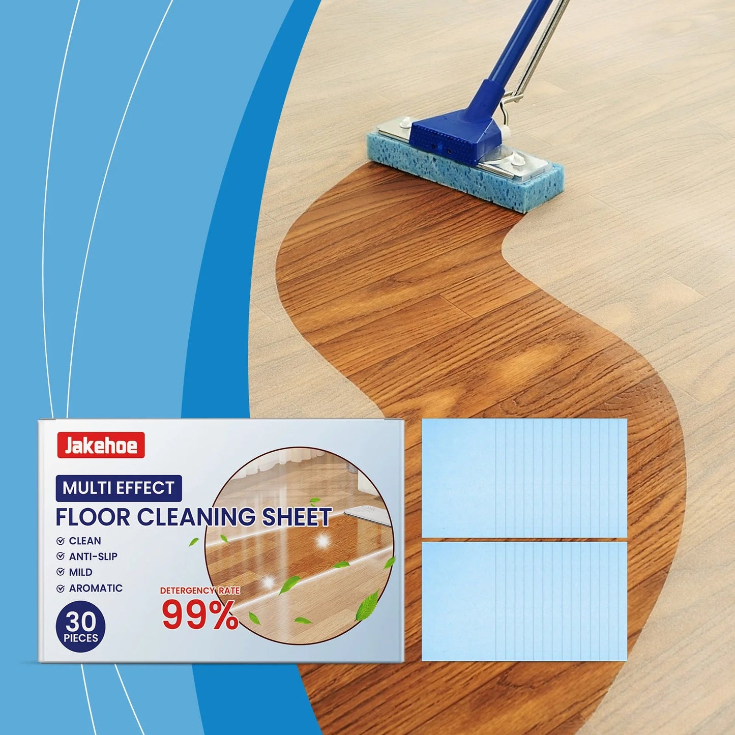 Ultra-Concentrated Floor Cleaning Sheets Regular