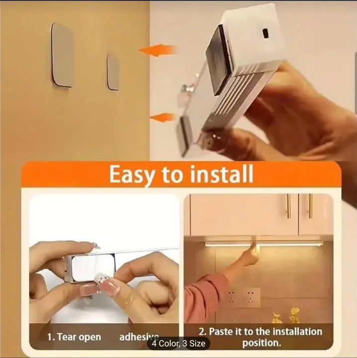 Smart Motion Sensor Cabinet Light (USB Rechargeable)