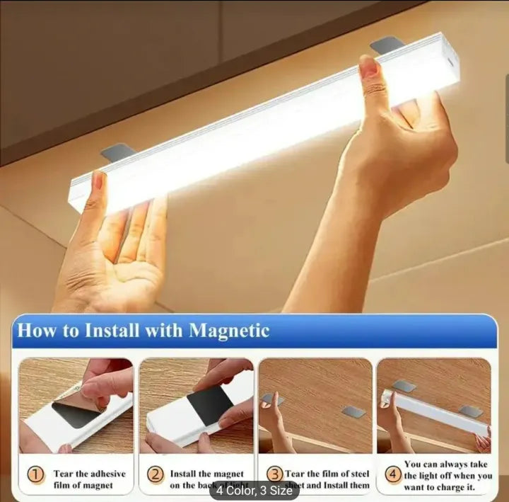 Smart Motion Sensor Cabinet Light (USB Rechargeable)